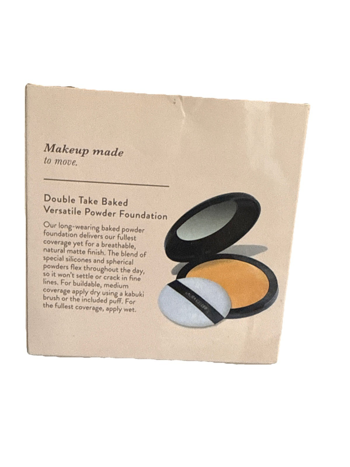 Medium Powder Foundation | Versatile Baked Face Makeup 0.9 oz