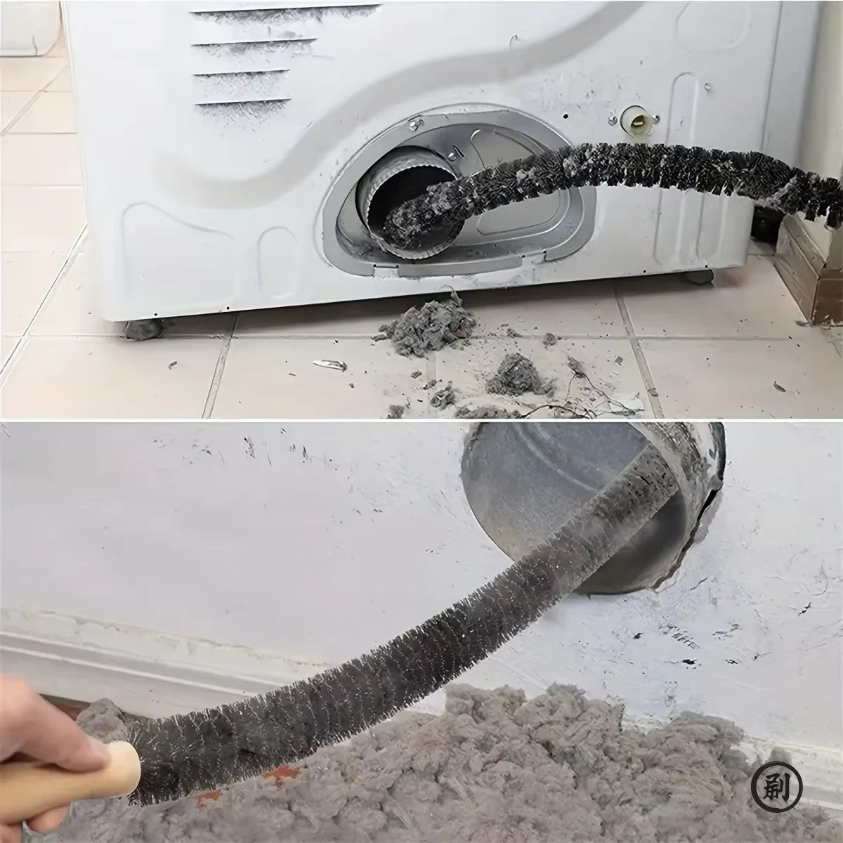 Flexible Radiator and Dryer Lint Cleaning Brush - Long Handle for Household Dusting