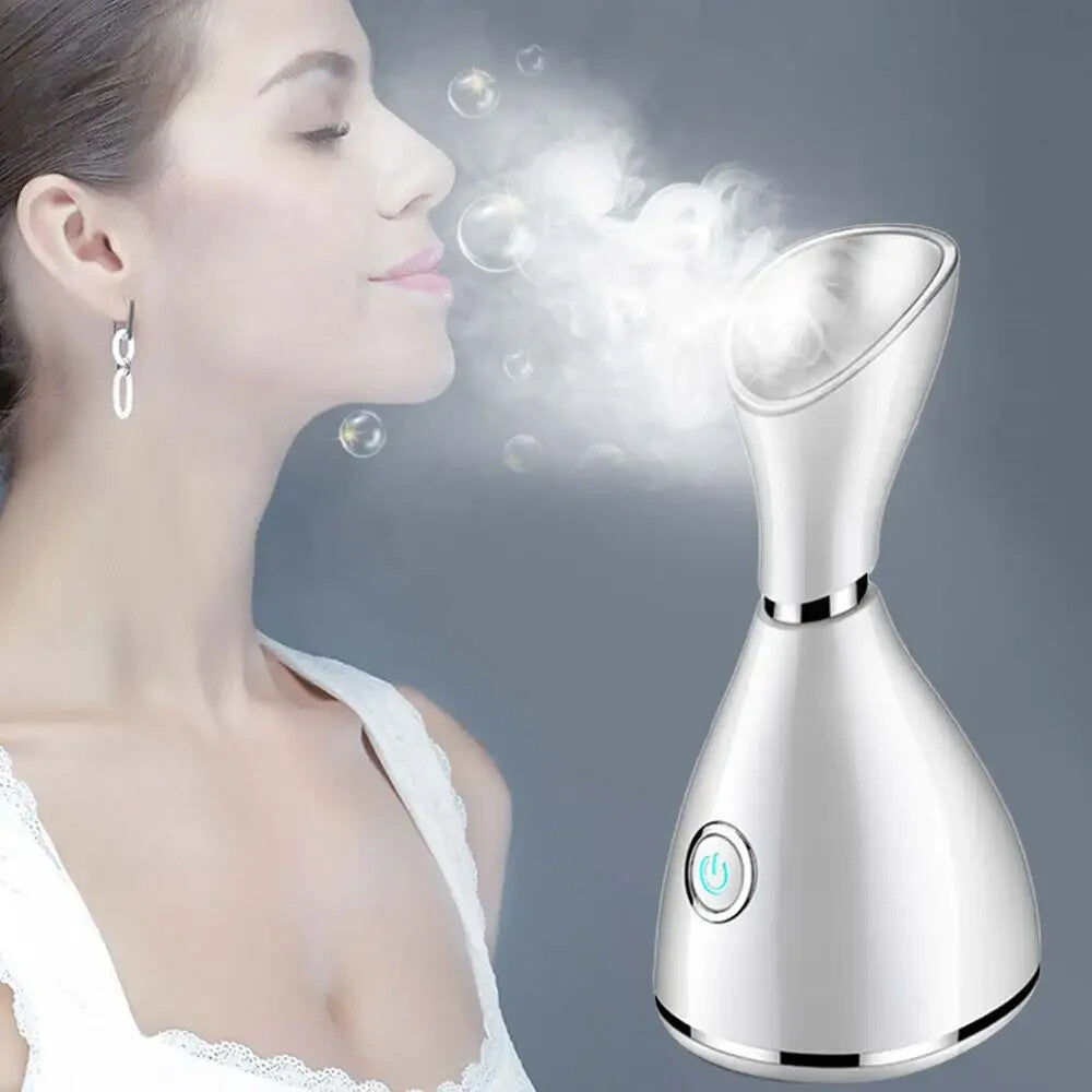 Nano Facial Steamer & Skincare Tool Kit - Deep Cleansing & Moisturizing