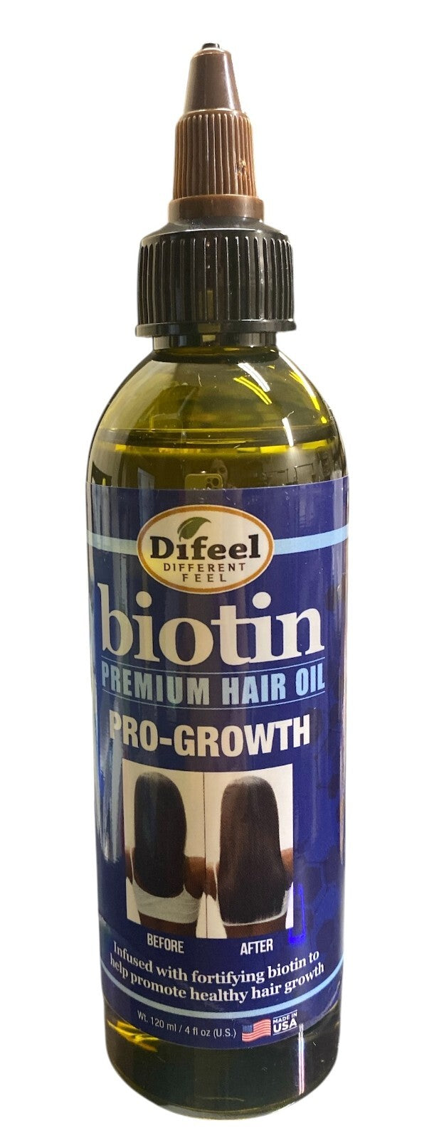Biotin Hair Growth Oil for Thicker Hair - Pack of 2, 120ml
