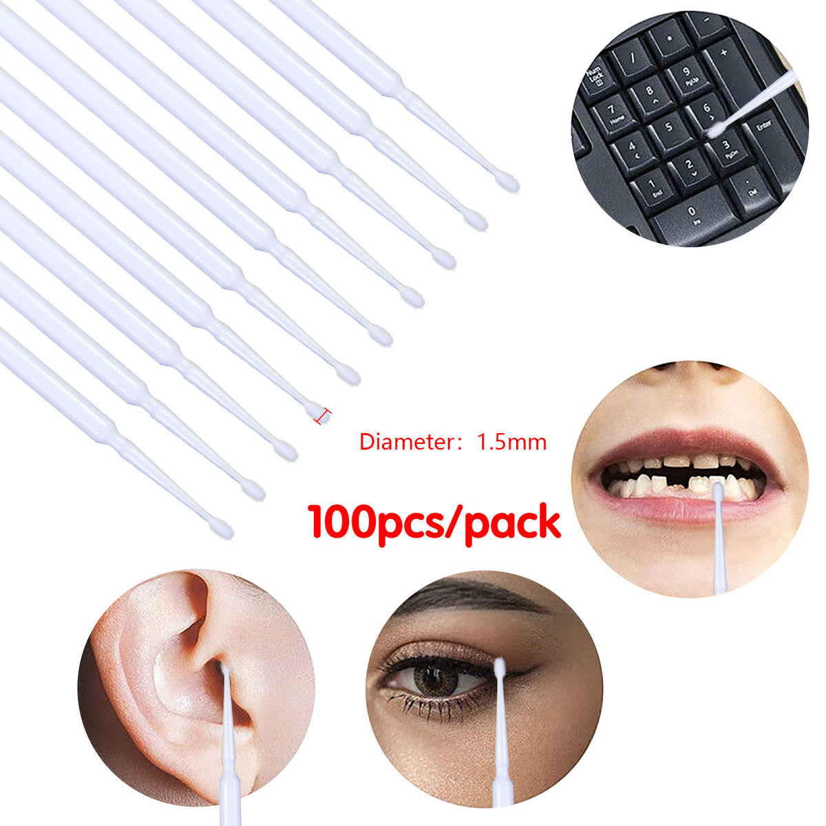Micro Brush Applicators Dental Microbrush Set for Precision Application