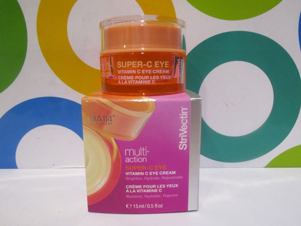 Multi Action Vitamin C Eye Cream for Brightening & Anti-Aging 0.5 oz