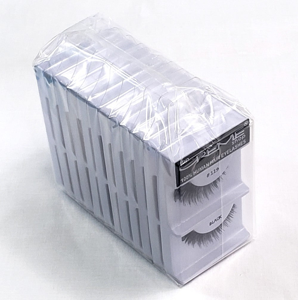 Creme Human Hair False Eyelashes #119 NaturalTouch 12 or 24 Pack