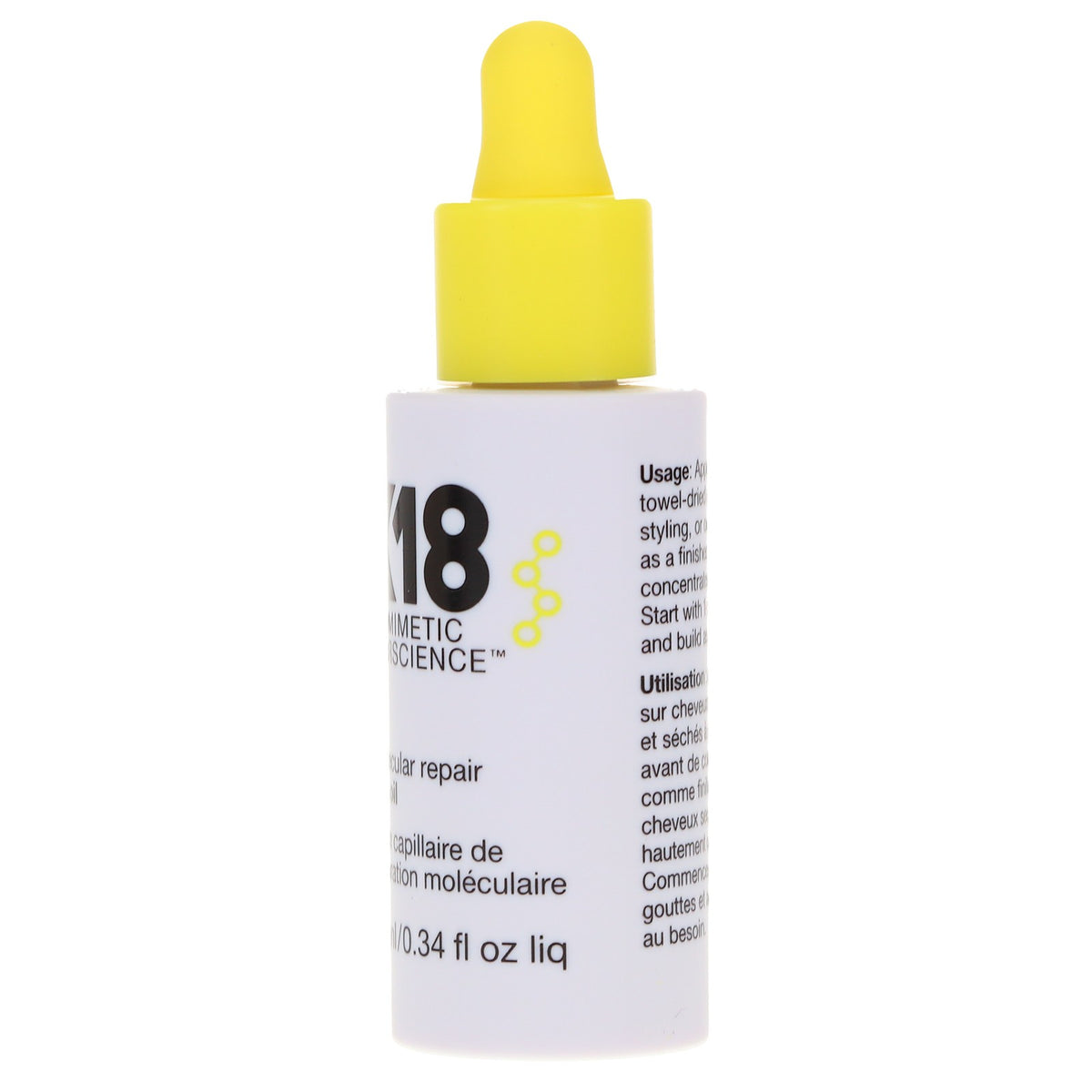 K18 Molecular Repair Hair Oil - 0.34 oz Weightless Hair Treatment
