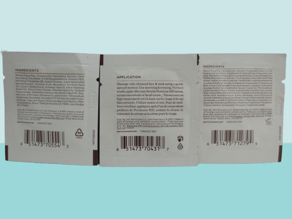 Brightening Face Serum Sample Set - 3 Vials, 0.07 Oz Each