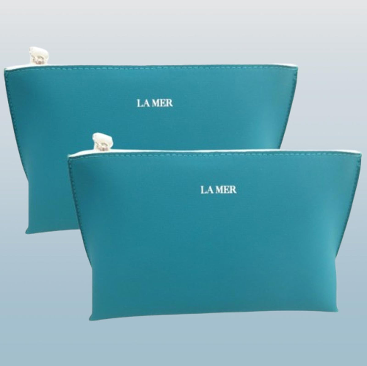 Green Makeup Bag Pouch Set for Women - Lot of 2