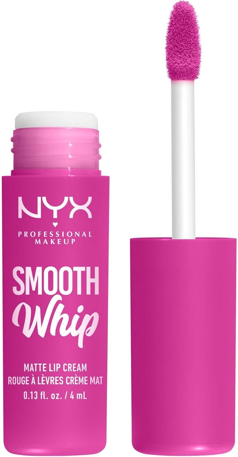 Pack of 3 Matte Lip Creams - Pink POM POM, Vegan Formula with Shea & Cocoa Butter