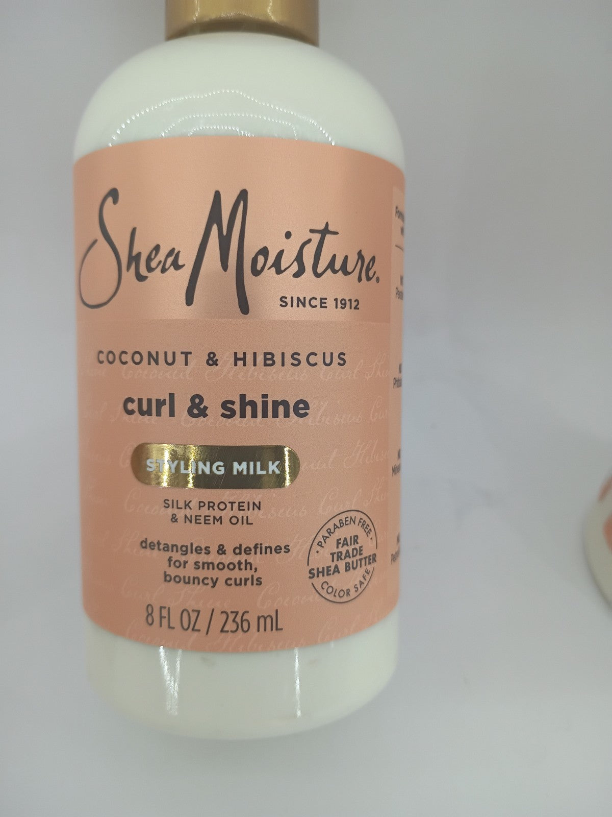 Curl & Style Milk with Coconut & Hibiscus - Hydrating Leave-In Conditioner, 8 fl oz, Pack of 3