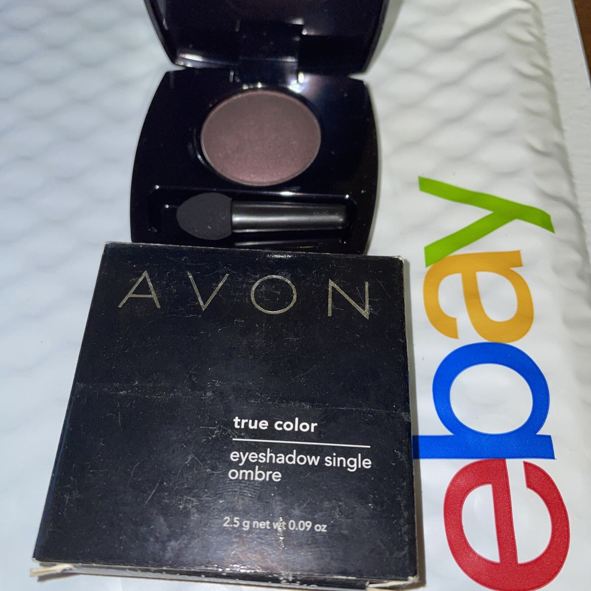 Single Eyeshadow - Warm Black, Full Size 0.09oz - Discontinued Vintage Avon