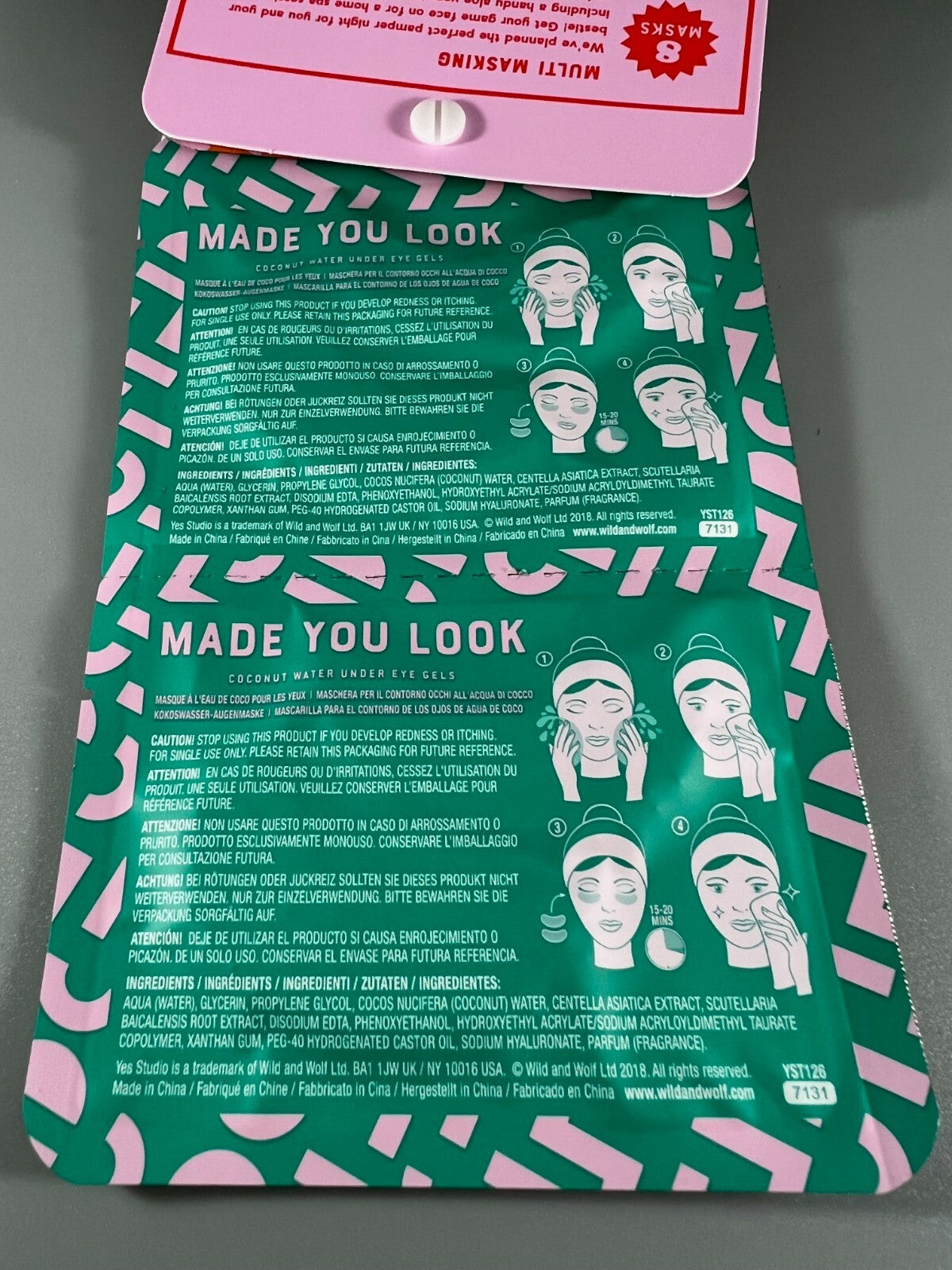 Multi Masking Set of 8 Beauty Masks