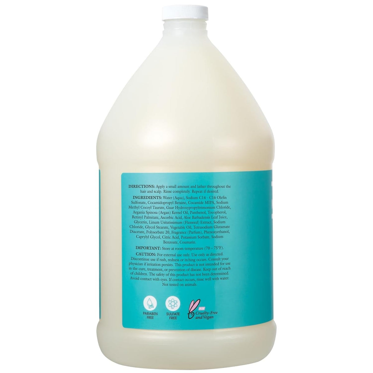 Moroccan Argan Oil Shampoo for All Hair Types - 128oz Natural & Cruelty-Free