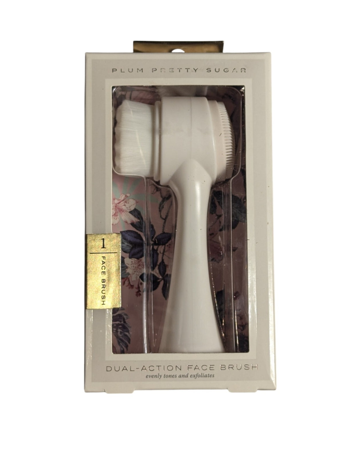 Dual Action Face Brush for Even Skin Tone & Exfoliation - Plum Pretty Sugar