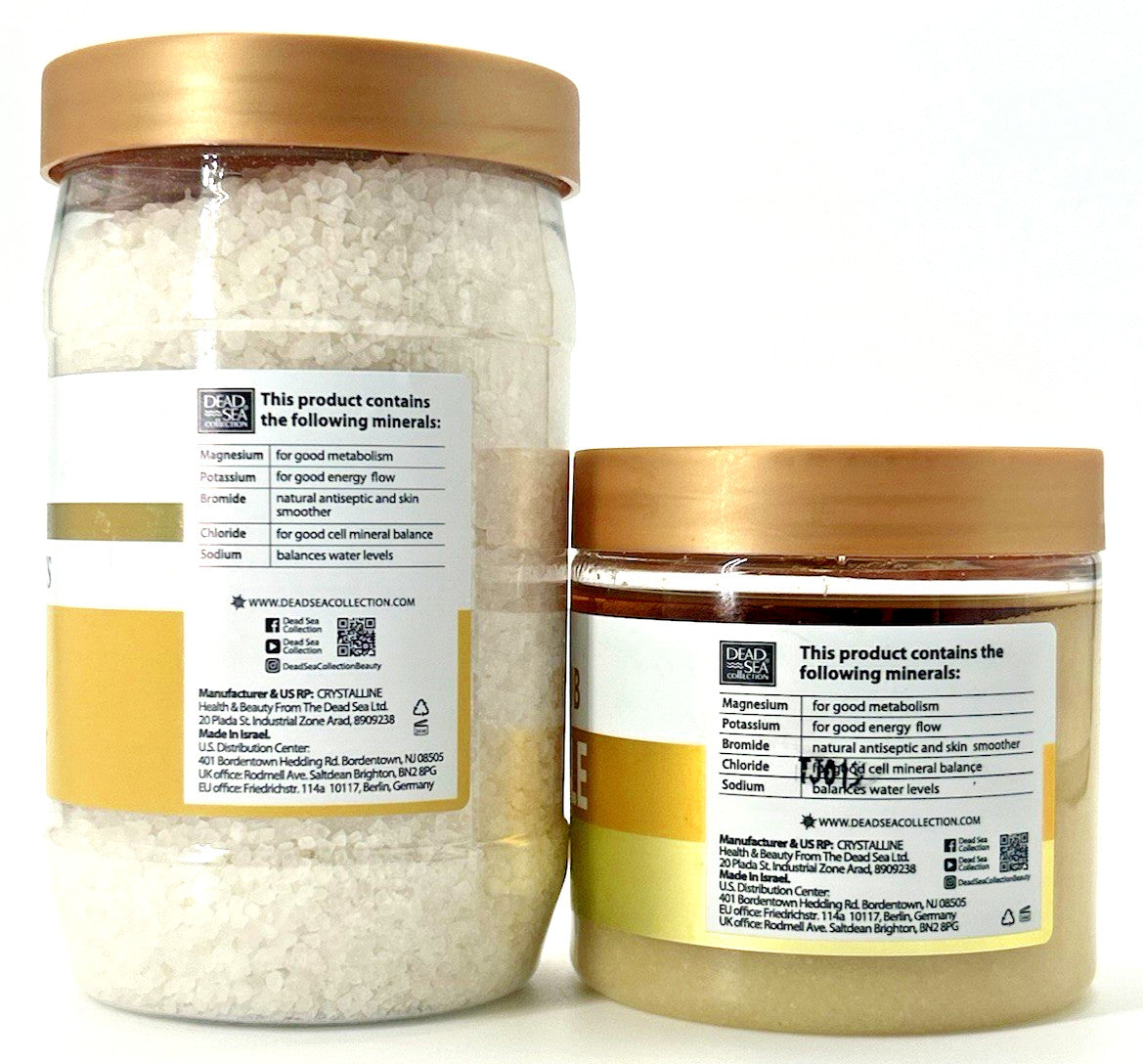 Dead Sea Collection Pineapple Bath Salts (34.2 oz) &Mineral Salt