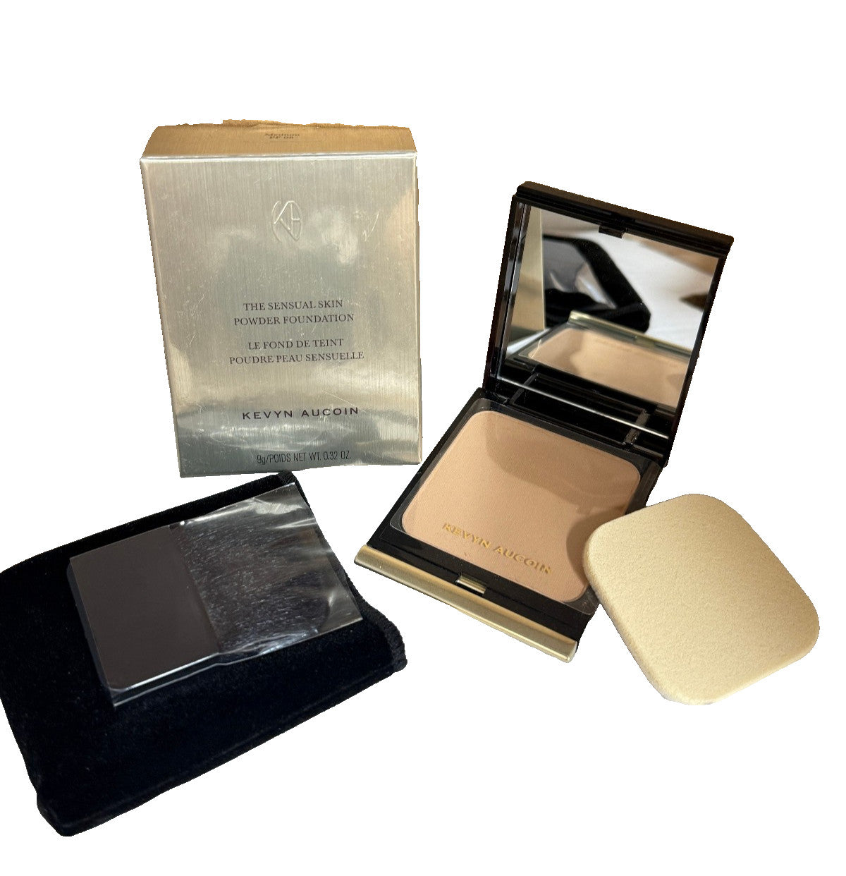 Kevyn Aucoin Sensual Skin Powder Foundation Medium PF08 0.32 oz NIB