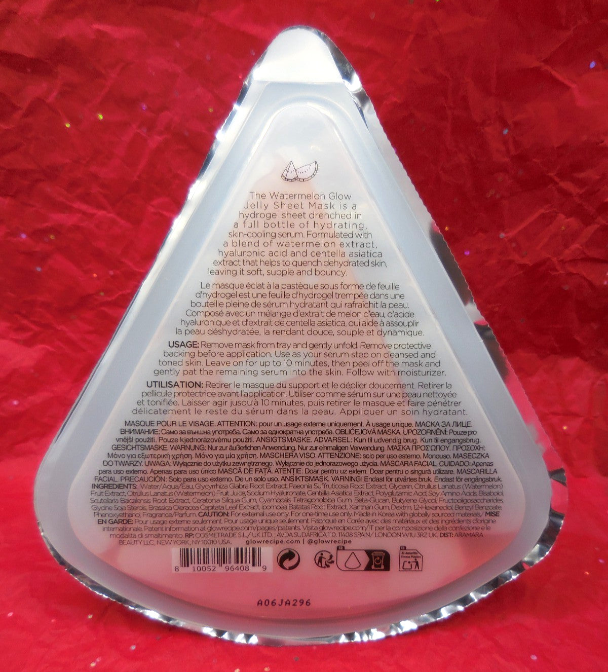 Watermelon Glow Jelly Sheet Mask 33g