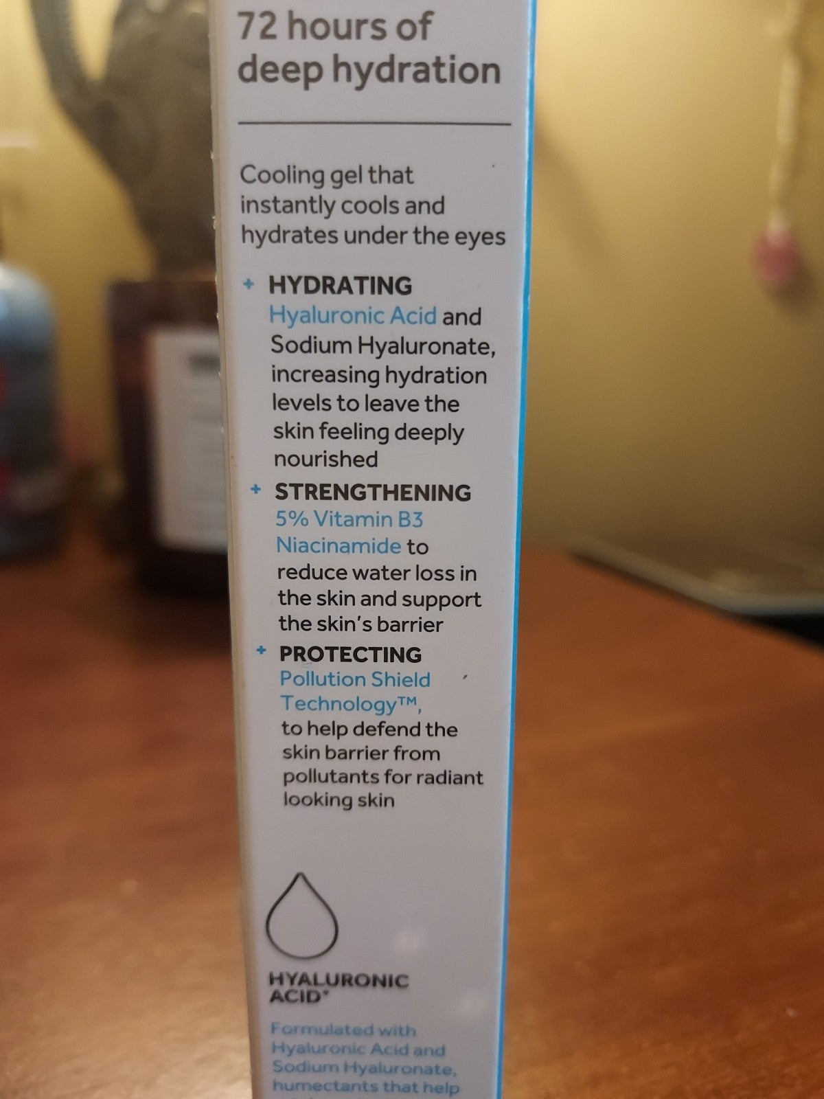 No7 Hydra Luminous Hydrating Cooling Eye Gel 0.5 fl oz - New in Box