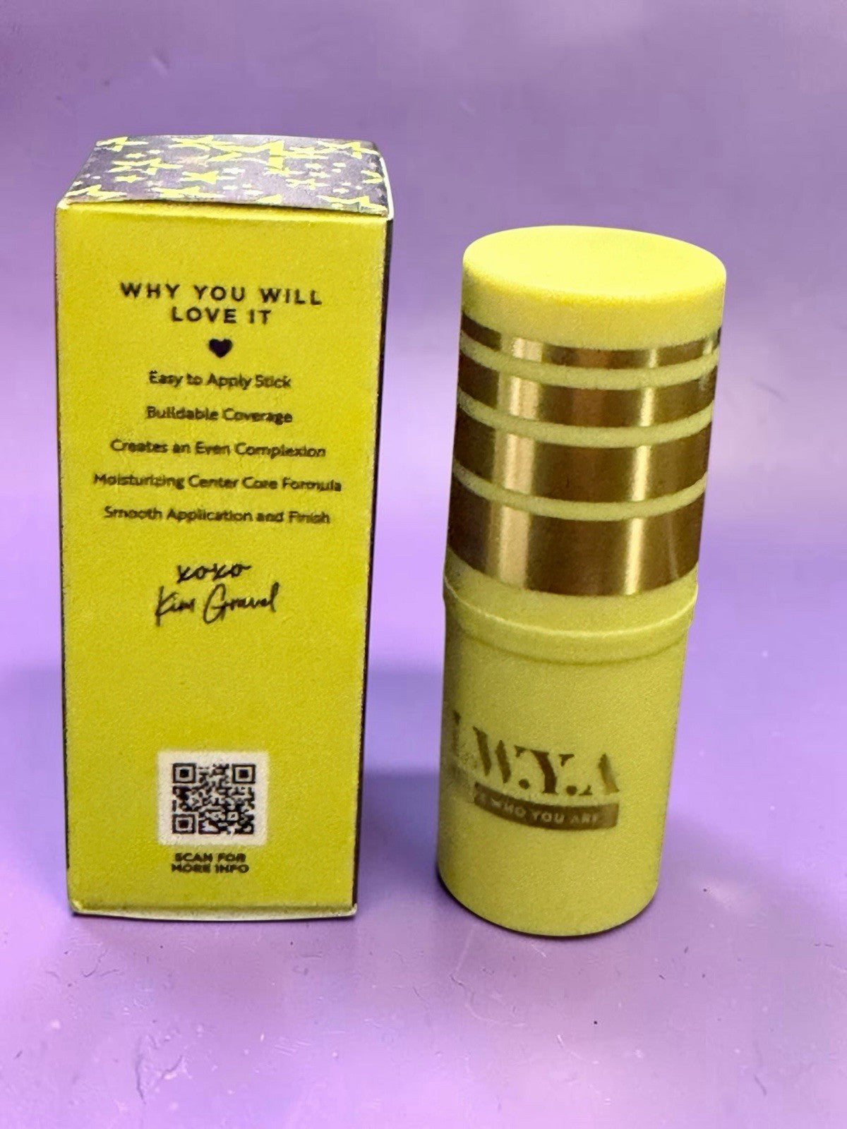 Light Foundation Stick - Buildable, Moisturizing Center Core Makeup 0.26 oz