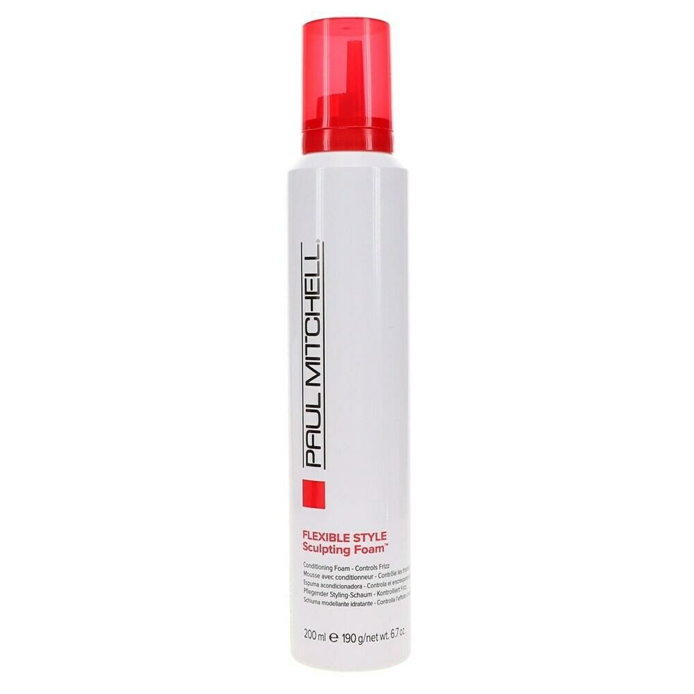 Flexible Styling Hair Foam - Lightweight, Frizz Control & Shine - 6.7 oz