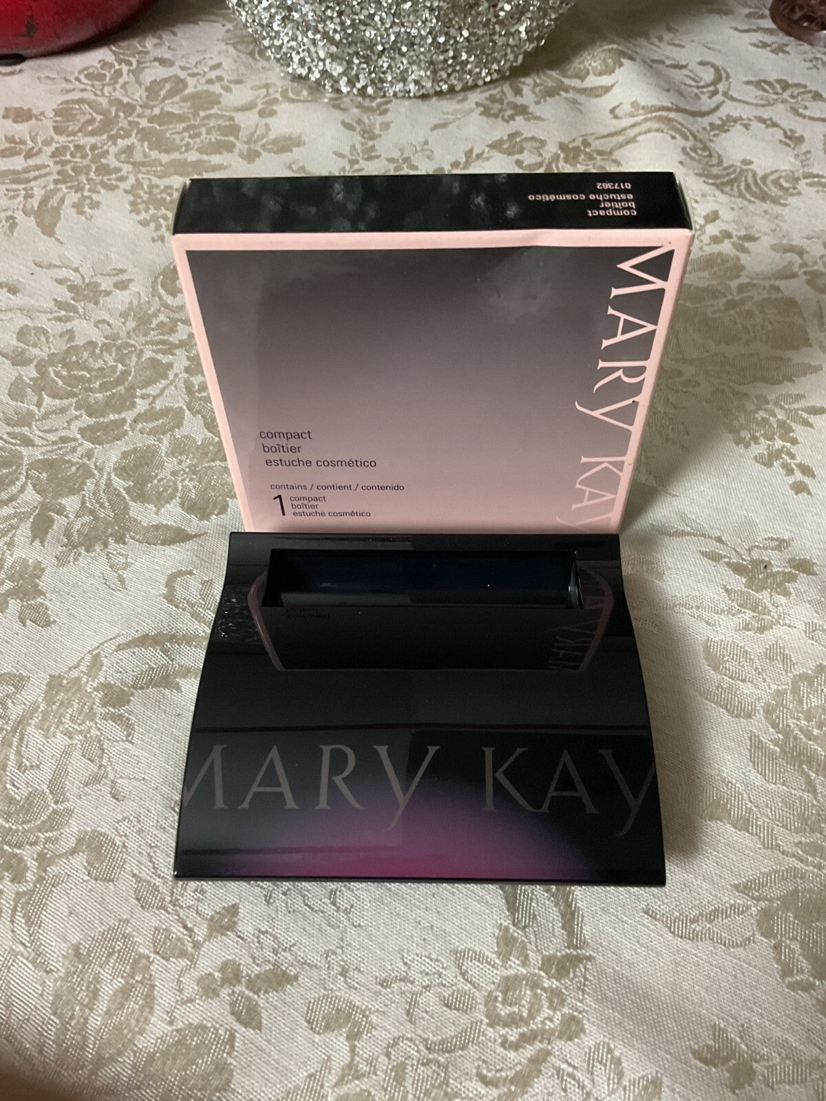 Mary Kay Cosmetic Organizer: Compact with Lipstick Holder