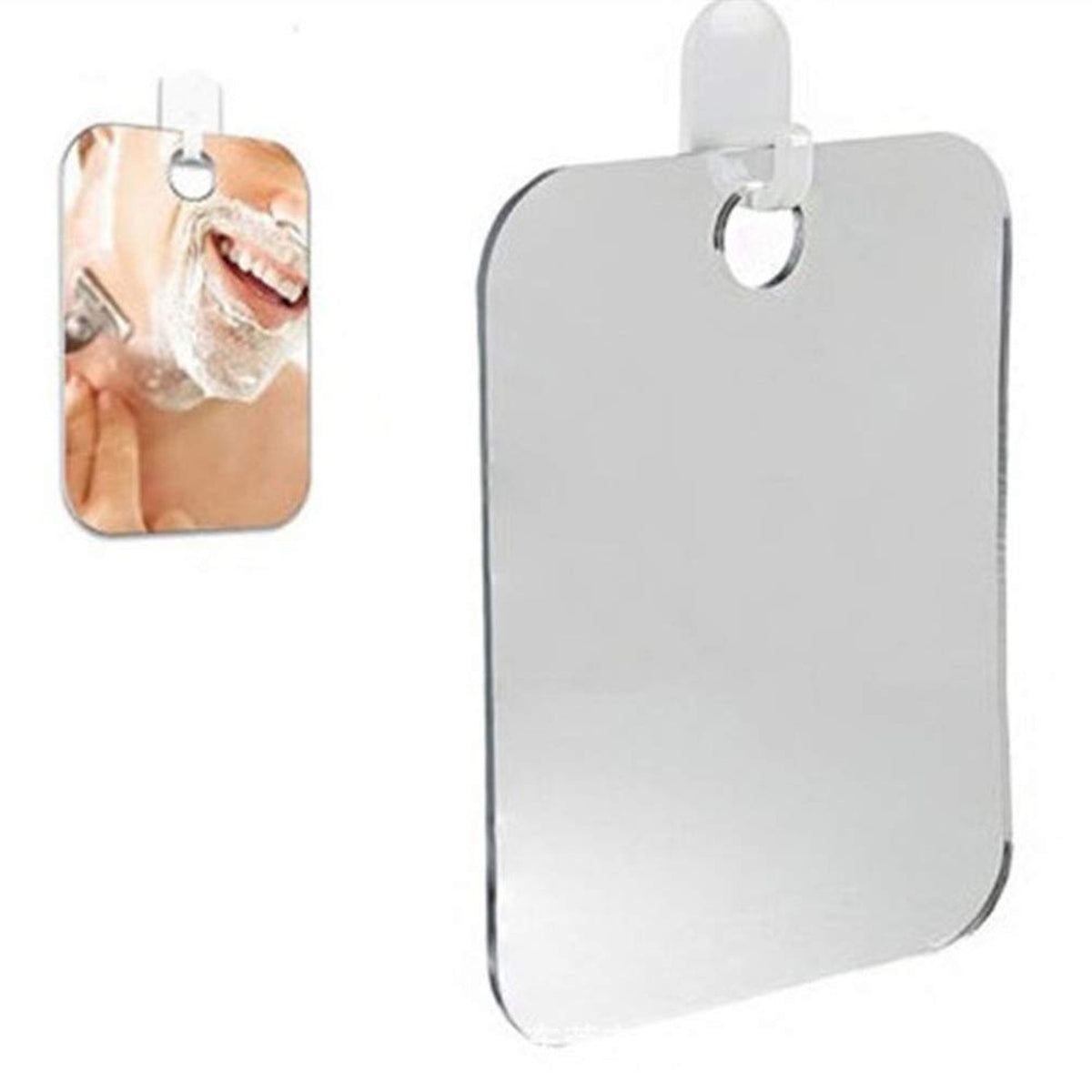 Fogless Shower Mirror for Shaving - Anti-Fog Wall Mount Bathroom Mirror