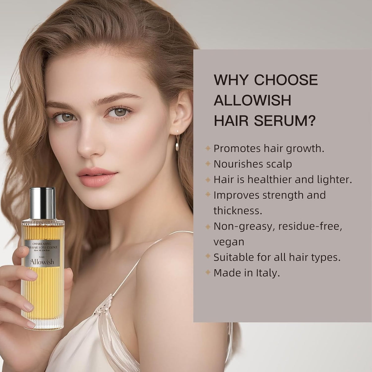 Hair Growth Serums 95 ml - Rosemary Thickening Serum with Biotin