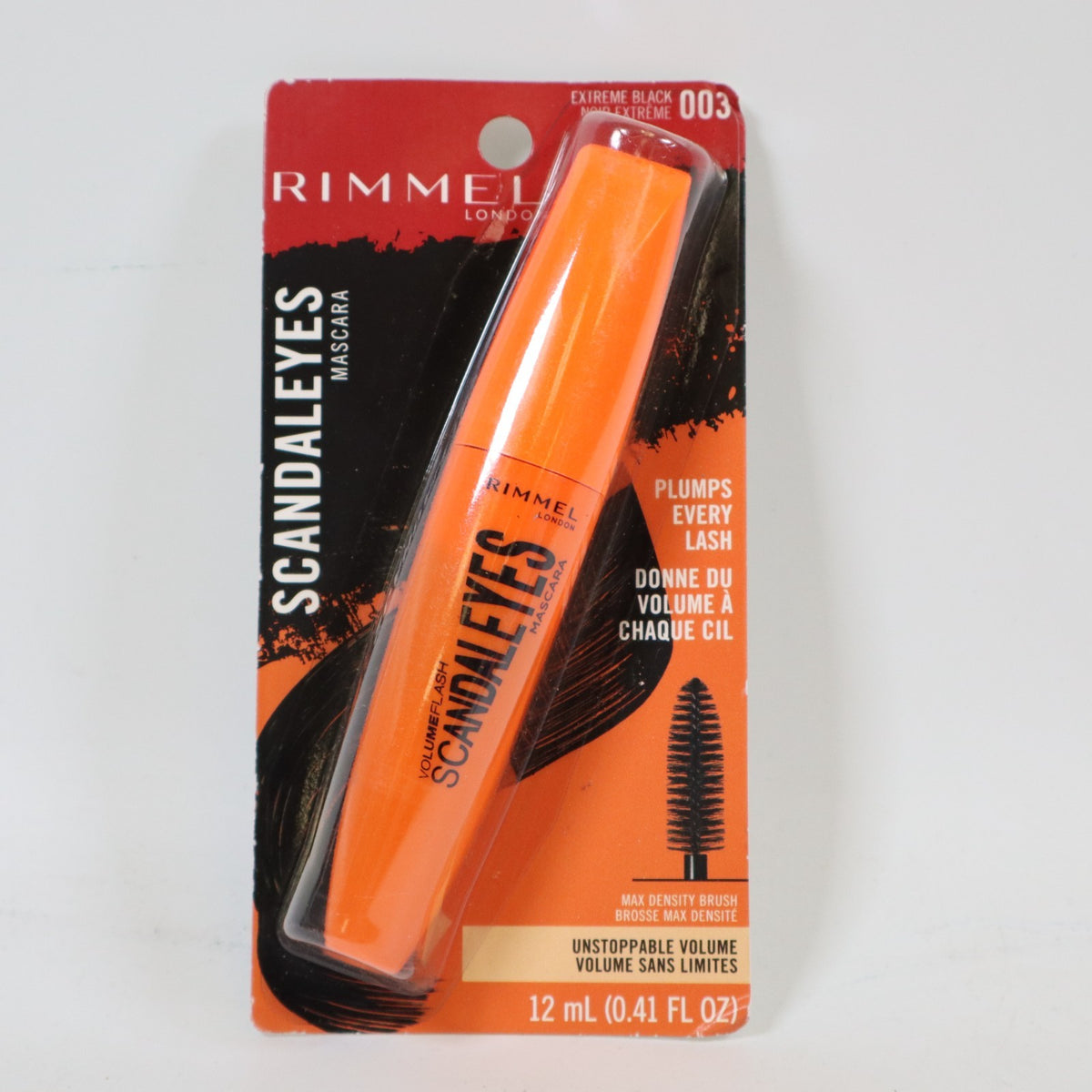2 Pack Smudge-Proof Black Mascara - Rimmel London Scandaleyes 003