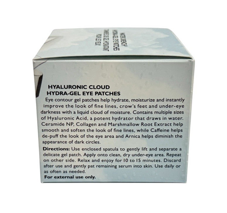 Hydrating Eye Patches with Hyaluronic Acid, 60 Patches - Water Drench