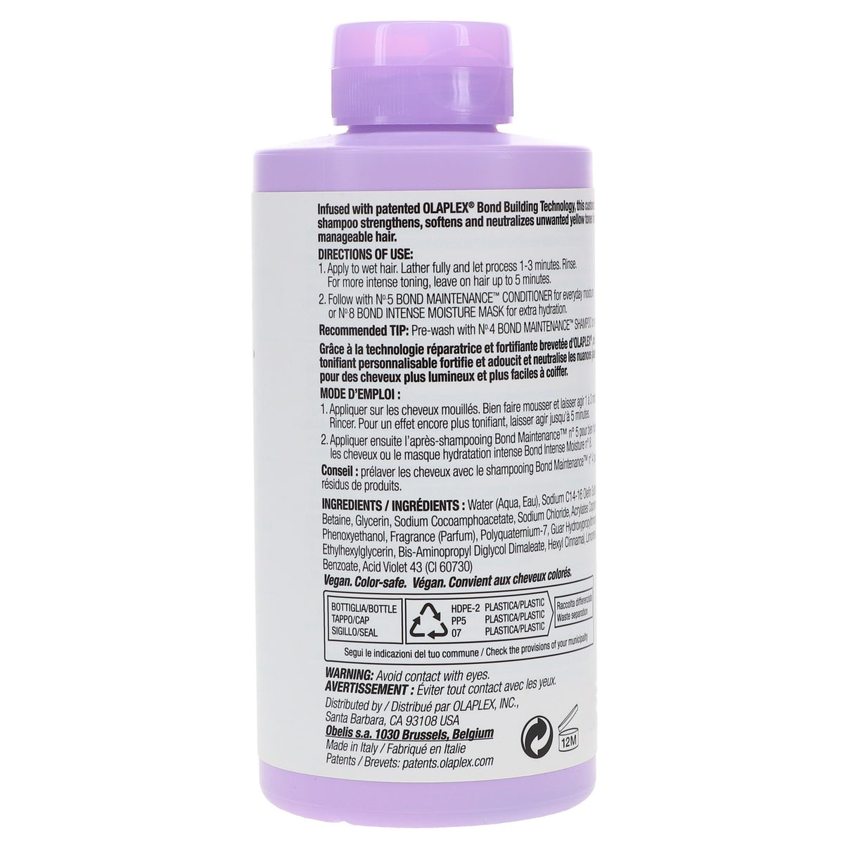 Olaplex No.4P Blonde Enhancer Toning Shampoo - Sulfate-Free, Brightening 8.5 oz