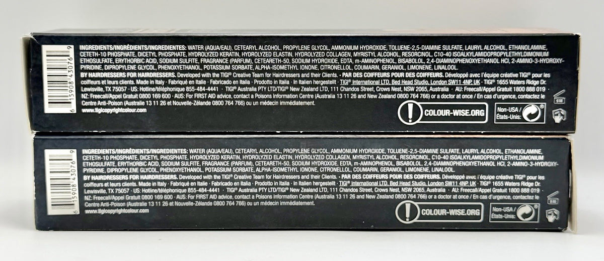Permanent Hair Color 44 Intense Natural Brown - 2 Pack