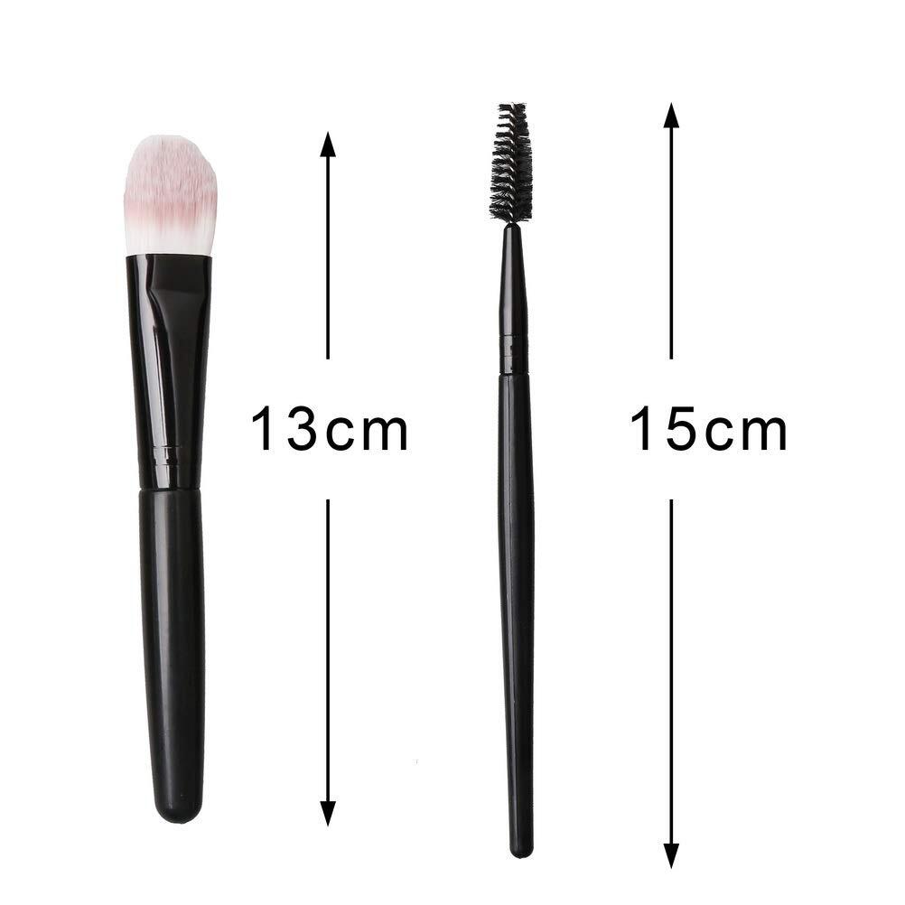 Professional Makeup Brushes Set with Case - 20 Pcs for Foundation, Blush, Concealer & Eyeshadow