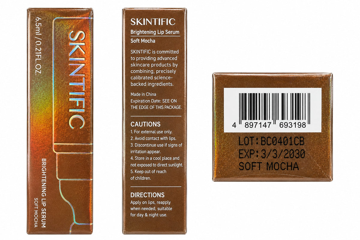 3 Pack Lip Serum Set - Brightening Peptide Hydrating Lip Treatment