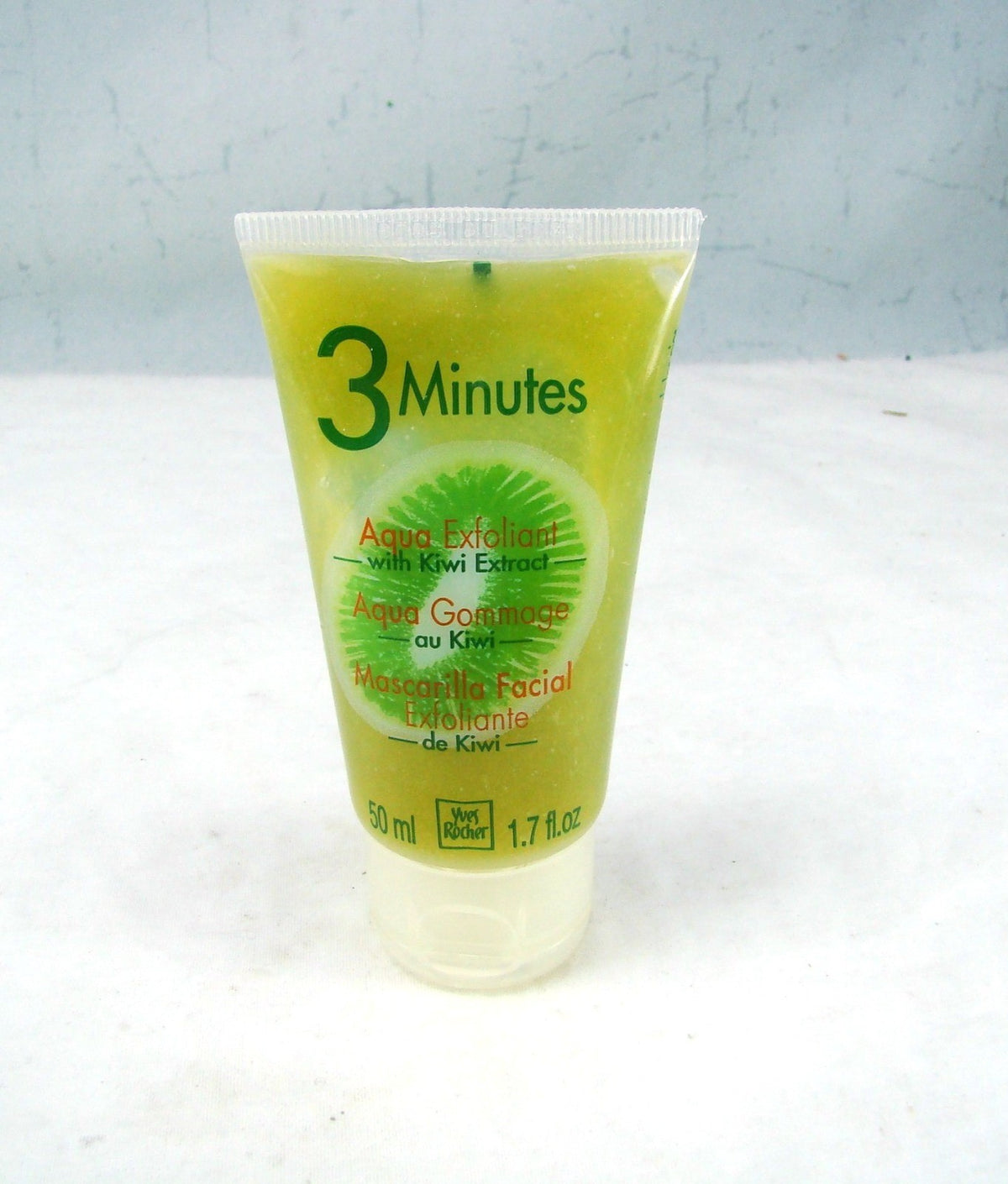 Yves Rocher 3 Minutes KIWI EXTRACT Aqua Exfoliant 50 ml., 1.7 oz. NEW