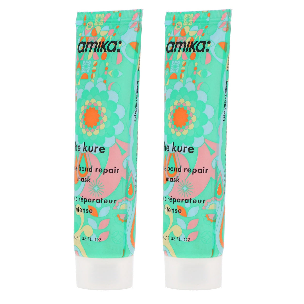 Amika The Kure Intense Repair Hair Mask 1 oz Pack for Damaged Hair