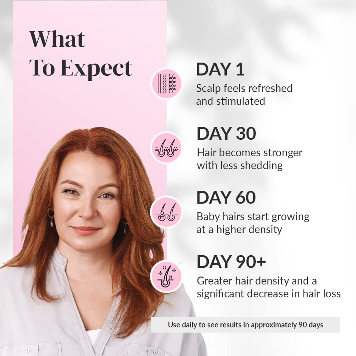 Hair Growth Serum with Castor Oil DHT Blocker for Women Thicker Fuller