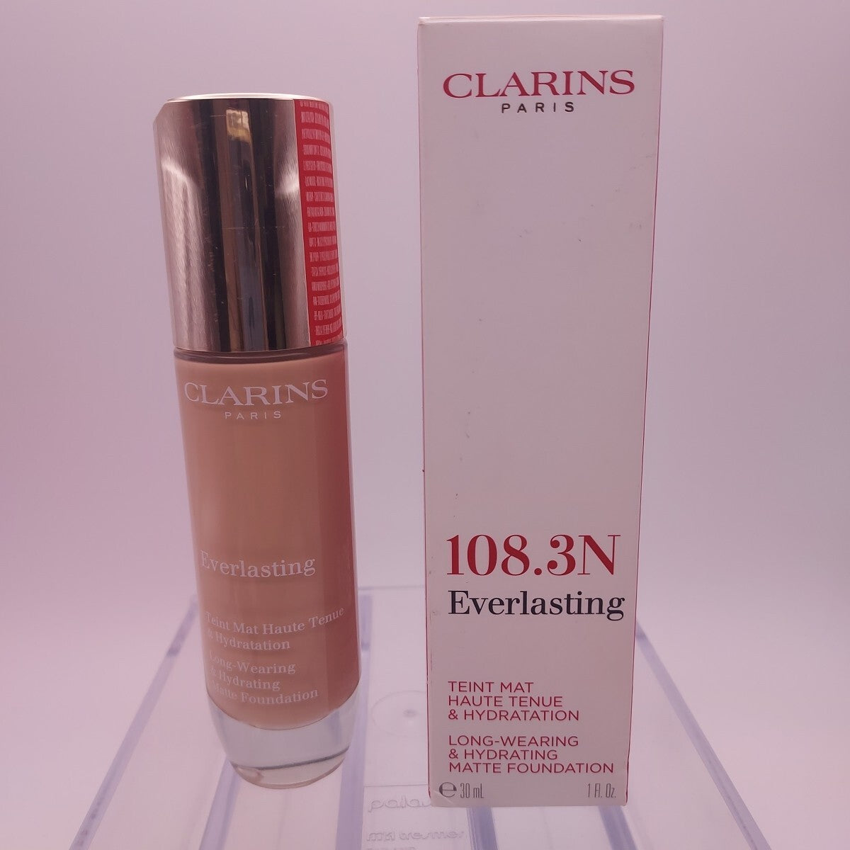 Long Wear Hydrating Matte Foundation 108.3N Organza - Clarins