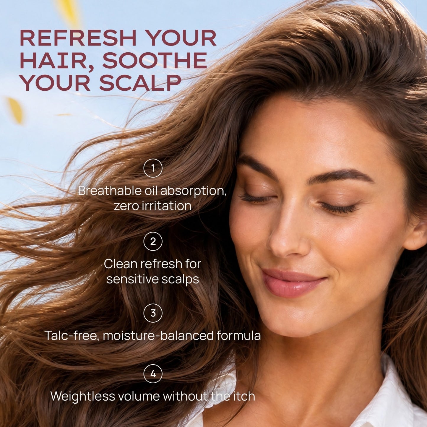 Dark Tones Dry Shampoo - Color Blending, Oil Absorbing, No White Cast
