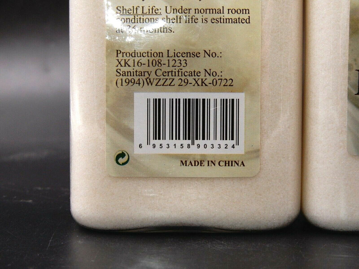 2 BOTTLES OF NATURAL SEA SALT MINERAL MILK MASSAGE SALTS