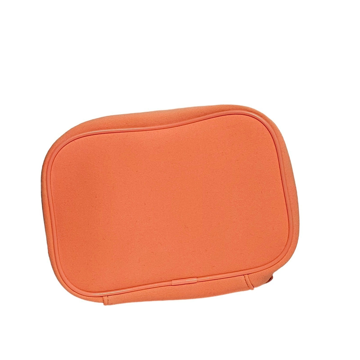Orange Zippered Cosmetic Makeup Bag Case - Padded Travel Organizer
