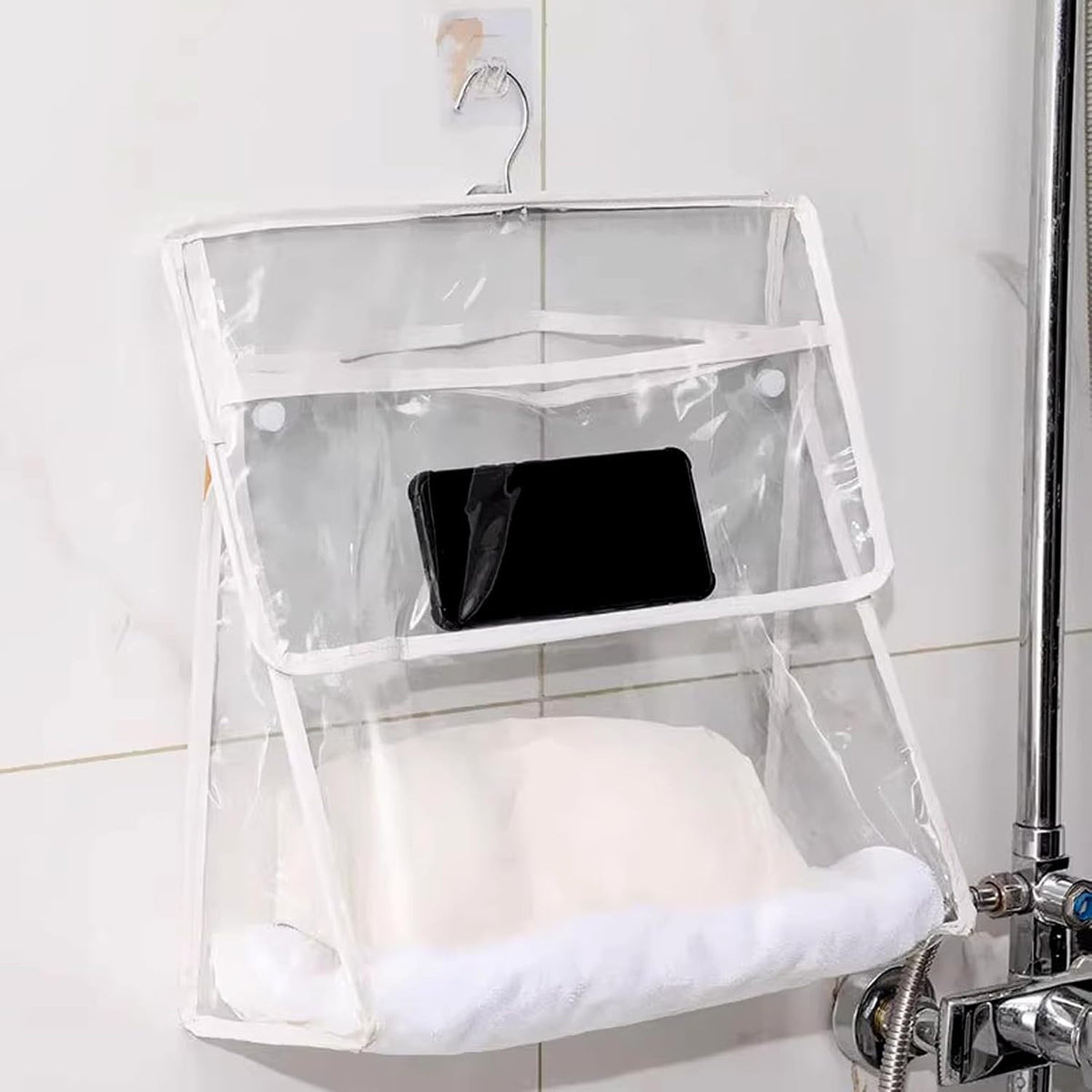 Hanging Bathroom Wash Bag Transparent Toiletries Storage Organizer
