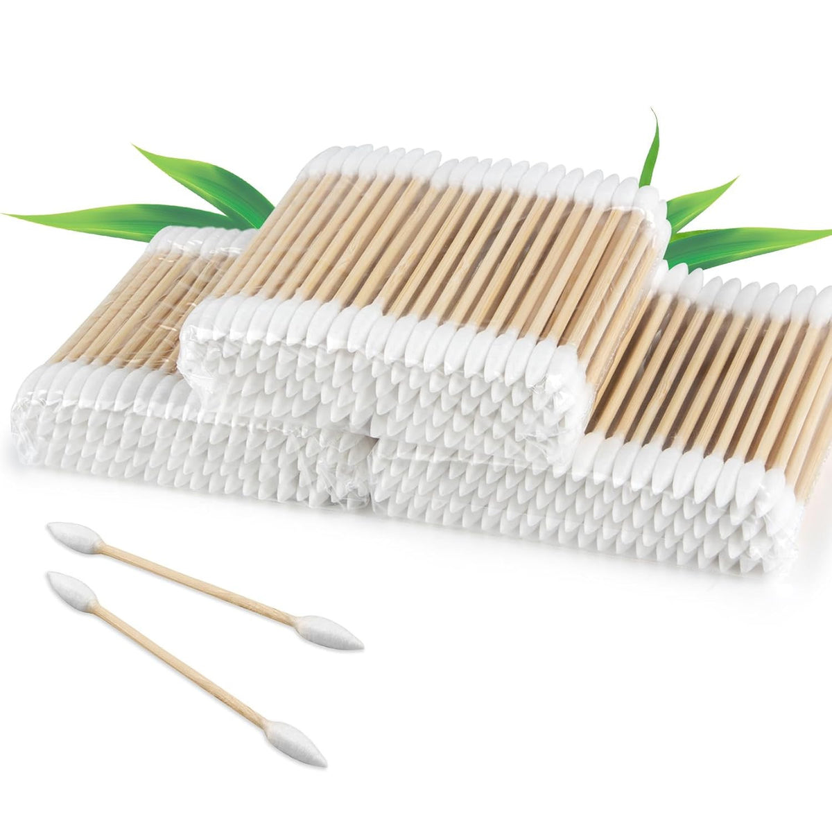 Pointed Cotton Swabs 300PCS Dual-Tip Precision Makeup & Cleaning Sticks