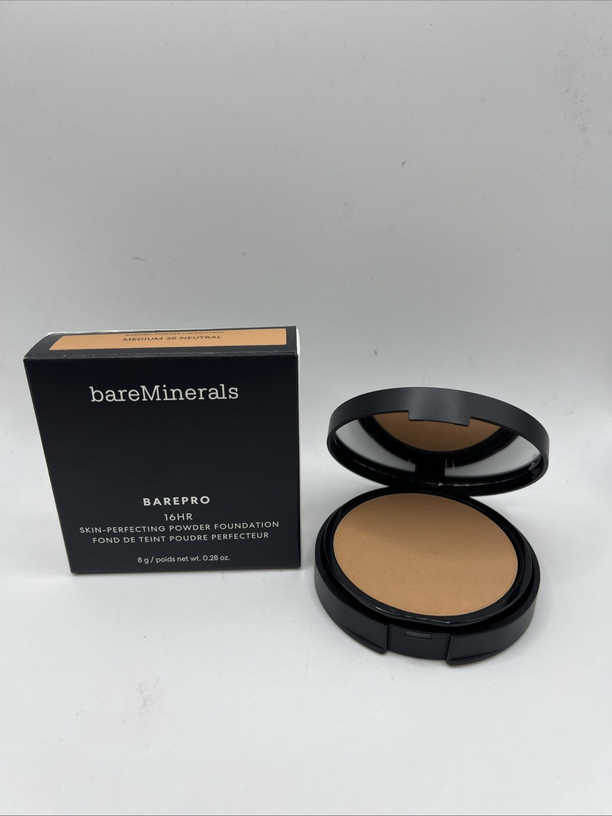 Mineral Powder Foundation - Skin Perfecting Face Makeup, Medium 35 Neutral