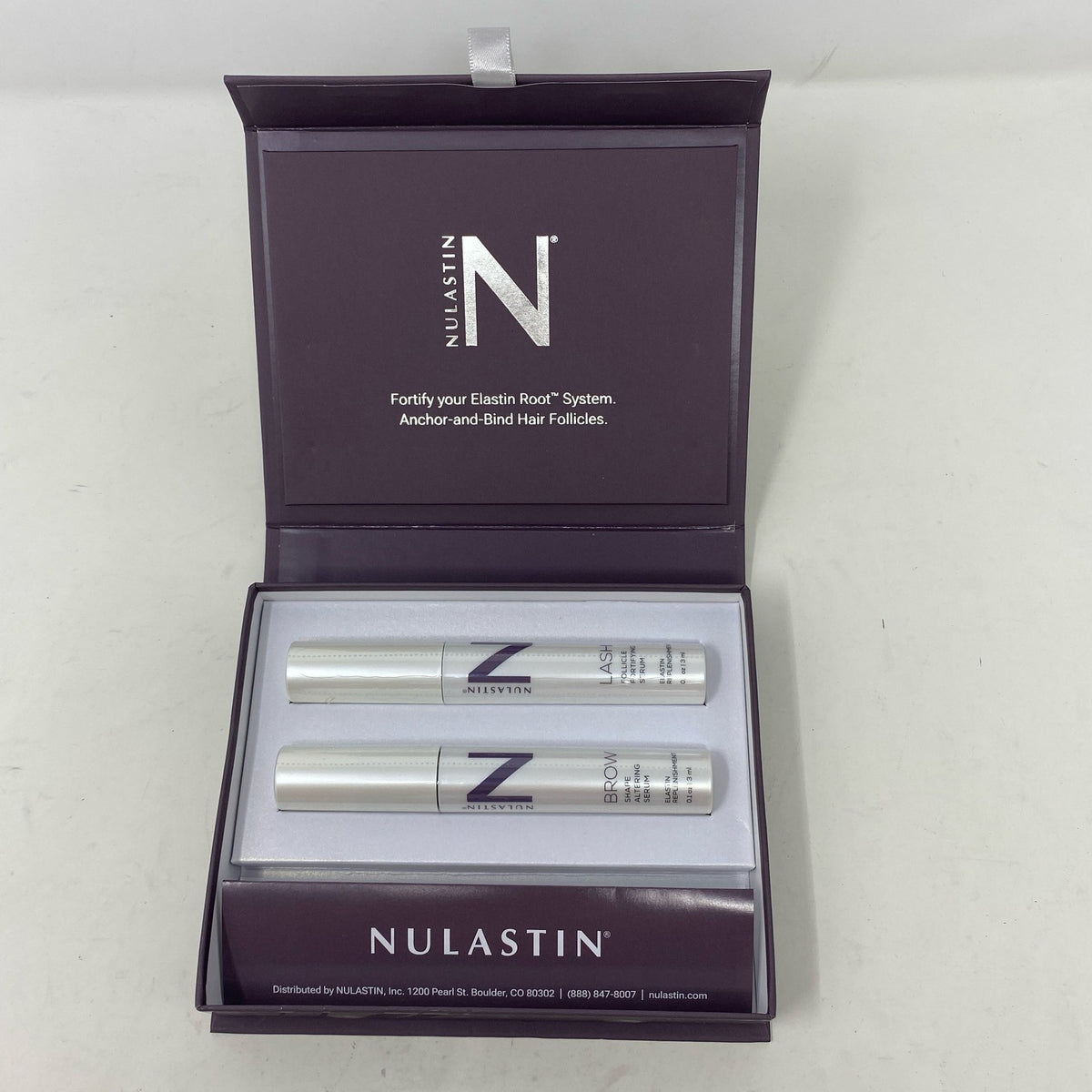 Lash & Brow Serum Dual System - Clear 0.1 Fl Oz Each - Enhances Fuller Lashes & Brows