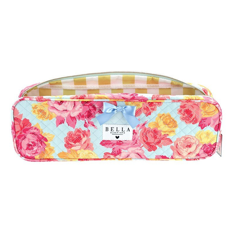 Waterproof Quilted Hair Tool Travel Bag - Organizer for Curling Iron & Straightener