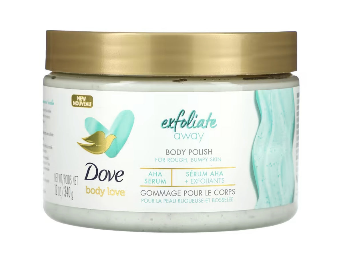 Dove, Body Love, Exfoliate Away Polish, 12 oz (340 g)