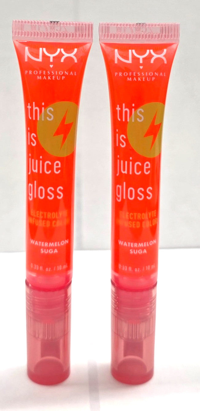 2 Pack Watermelon Suga Lip Gloss - Juicy Hydrating Lip Shine