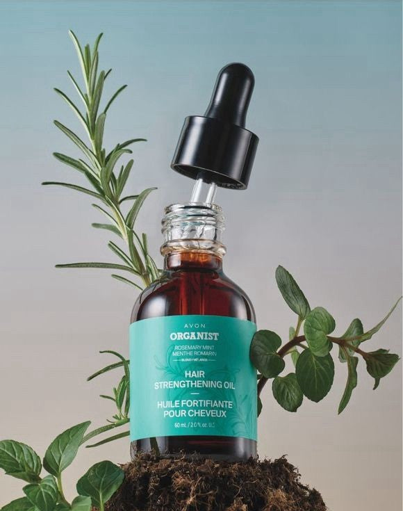 Hair Strengthening Oil for Fine Hair - Rosemary Mint, 2 oz Set of 2