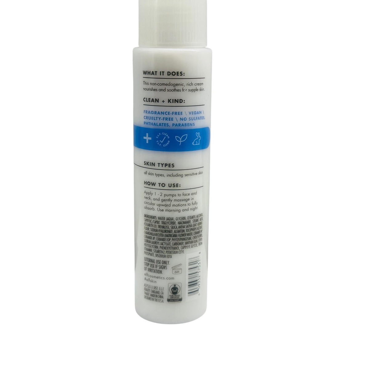 Pure Skin Facial Moisturizer with Oat Milk, Ceramides & Niacinamide - 2.54 oz