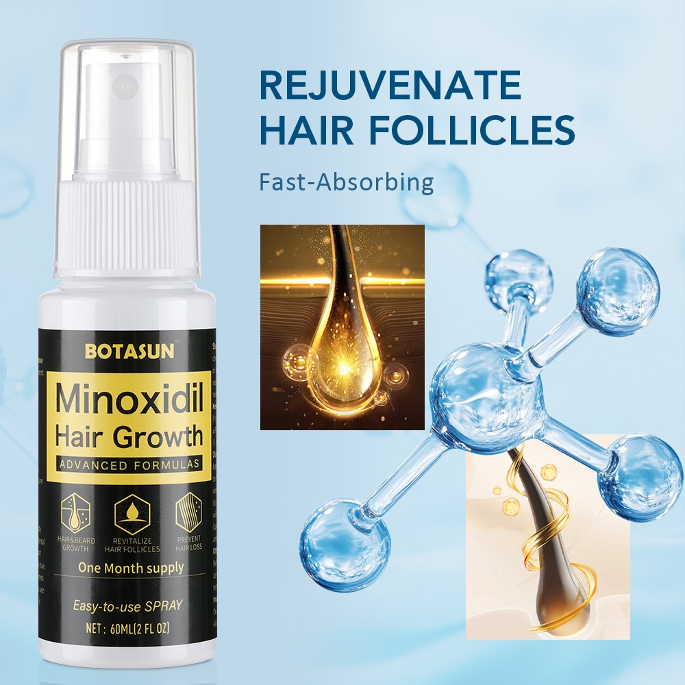 5% Minoxidil Hair Regrowth Spray for Men - 3 Pack