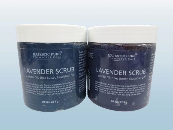 MAJESTIC PURE LAVENDER SCRUB 10 OZ SET OF 2