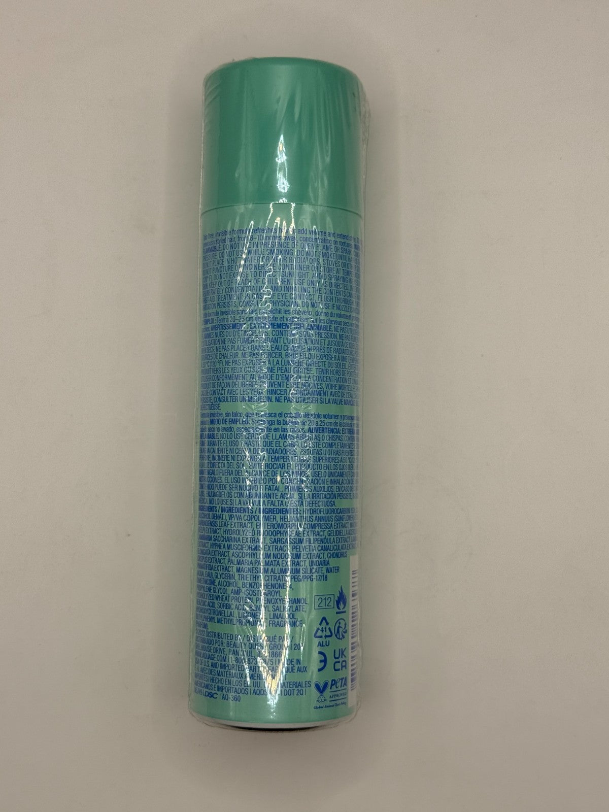 Aquage Dry Shampoo Extending Spray 5 oz Hair Volumizing Refresh